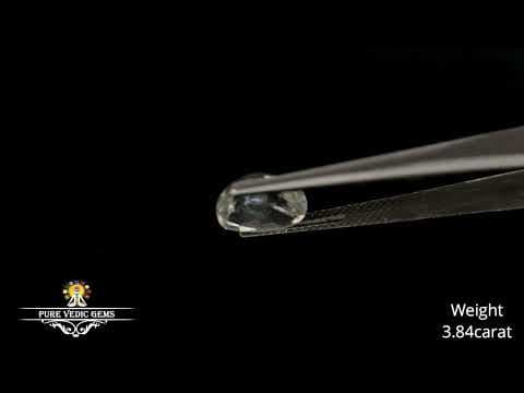 White Sapphire 3.84ct. (Premium) video