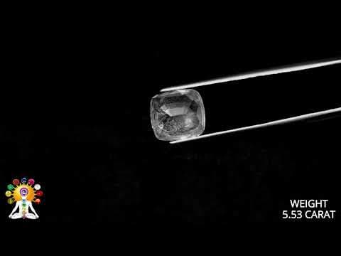 White Sapphire 5.53ct. (Luxury) video