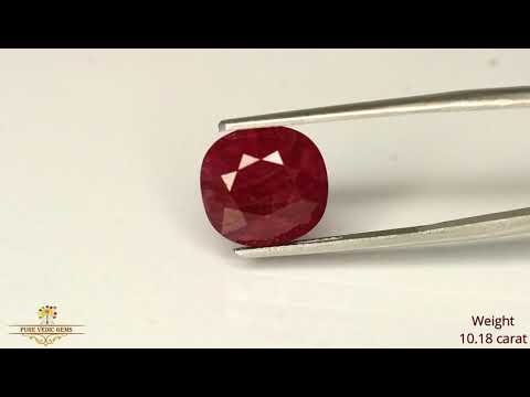 Burma Ruby 10.18 ct. (Super Luxury) video