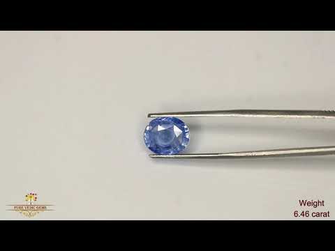 Blue Sapphire 6.46ct. (Super Luxury) video