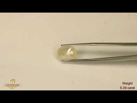 Yellow Sapphire 6.39ct. (Economy) video