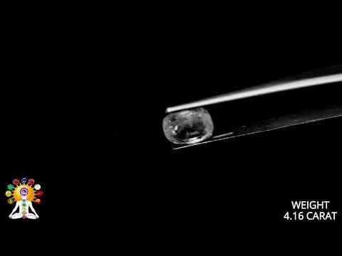 White Sapphire 4.16ct. (Super Premium) video