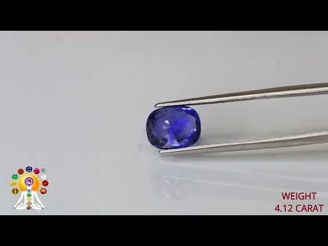 Blue Sapphire 4.12ct. (Super Luxury) video