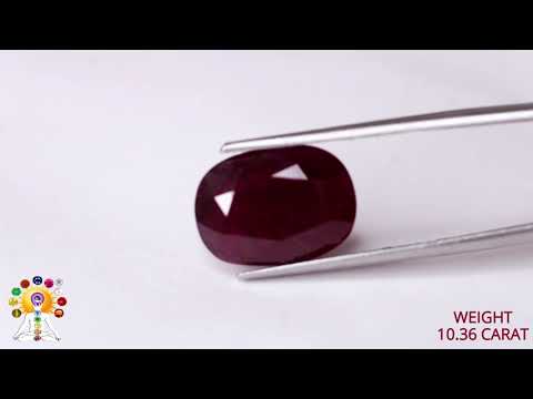 African Ruby 10.36ct. (Super Luxury) video