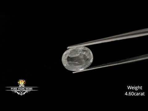 White Sapphire 4.60ct. (Super Premium) video