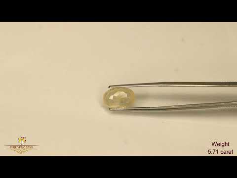 Yellow Sapphire 5.71ct. (Economy) video