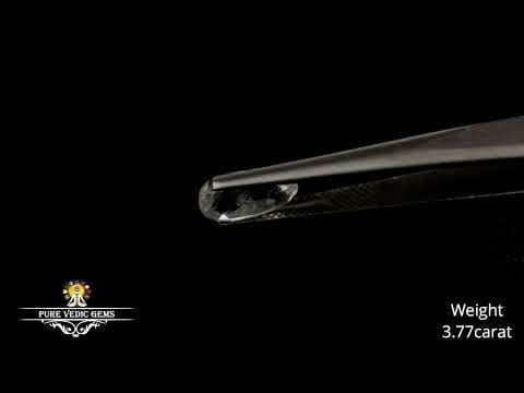 White Sapphire 3.77ct. (Premium) video