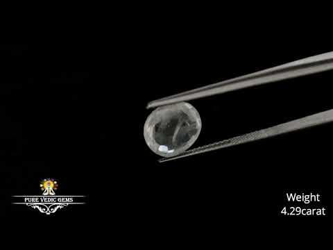 White Sapphire 4.29ct. (Premium) video