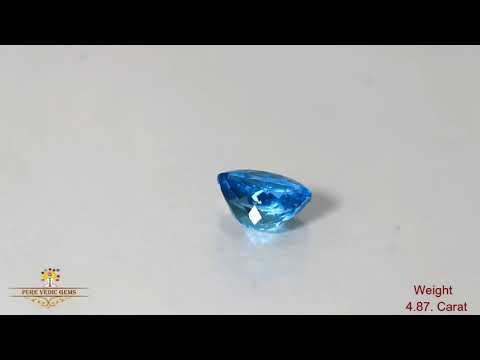 Blue Topaz 4.87ct. video