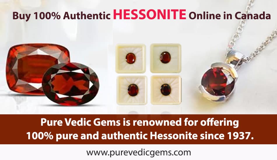 Buy 100% Authentic Hessonite Online in Canada
