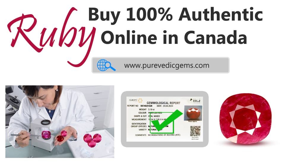 Buy 100% Genuine Ruby Online in Canada
