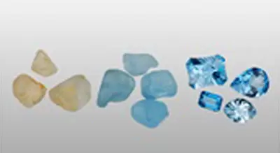 Gemstone irradiation treatment example one