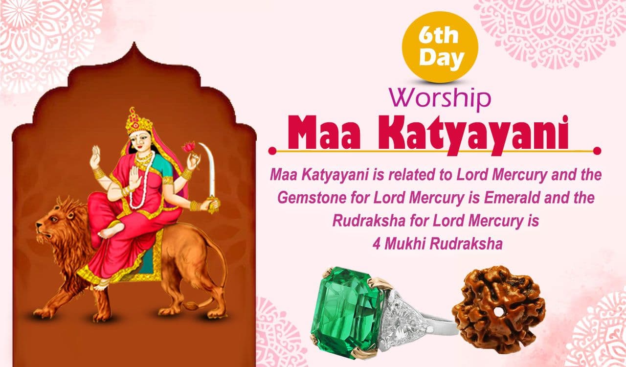 Maa Katyayani — sixth manifestation of Goddess Durga on Navaratri day 6