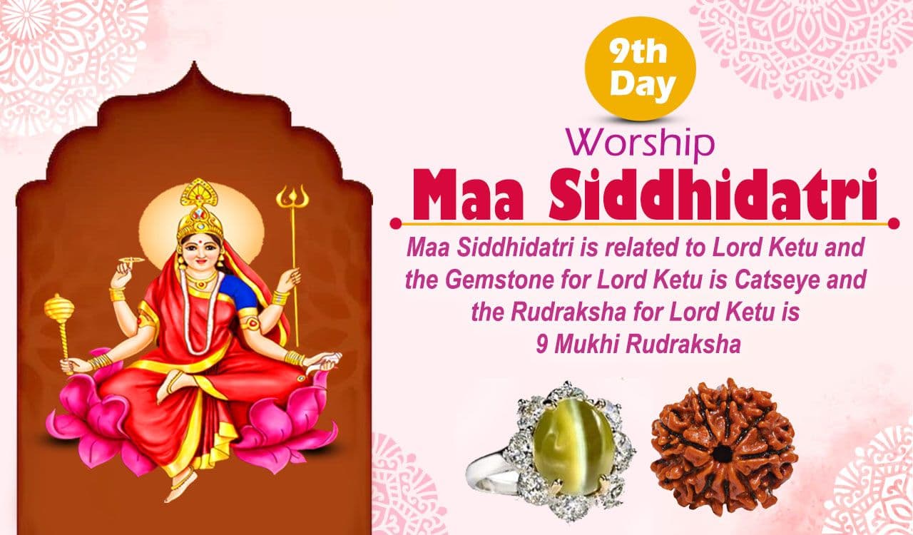 Maa Siddhidatri — ninth manifestation of Goddess Durga on Navaratri day 9