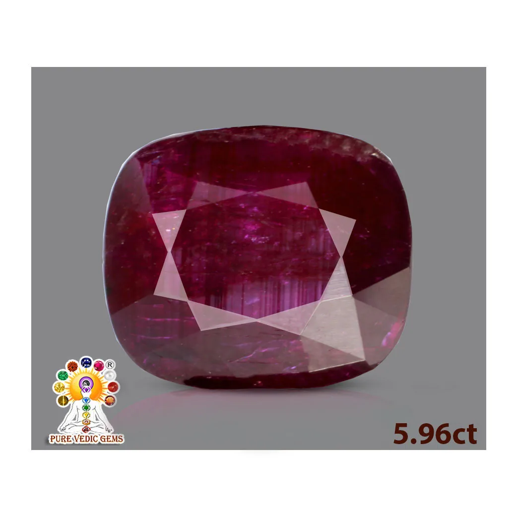 African Ruby 5.96ct. (Luxury) — image 1