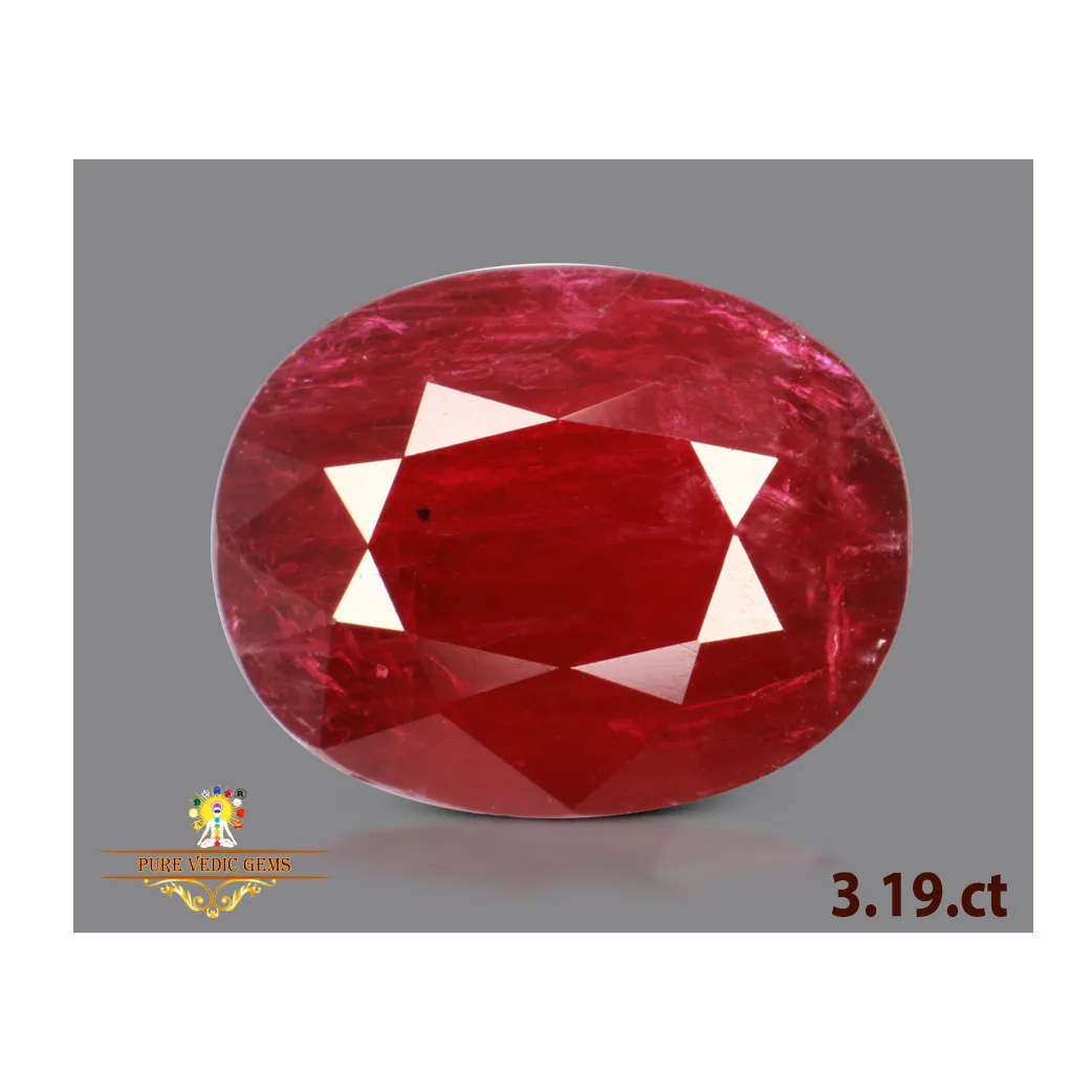 African Ruby 3.19ct. (Super Premium) — image 1