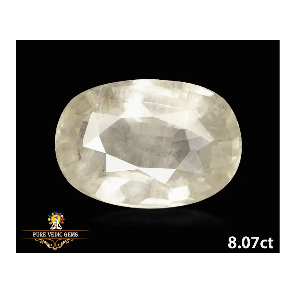 White Sapphire 8.07ct. (Super Premium) — image 1
