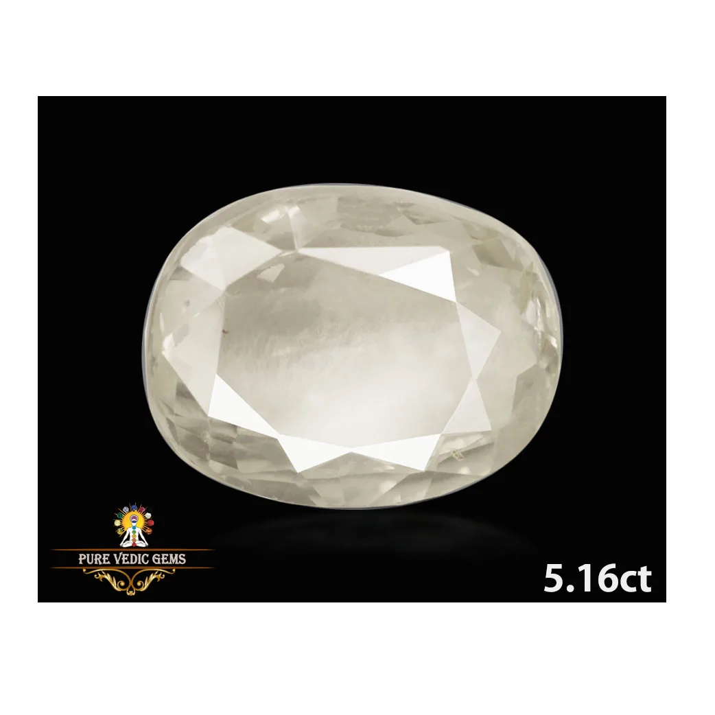 White Sapphire 5.16ct. (Super Premium) — image 1