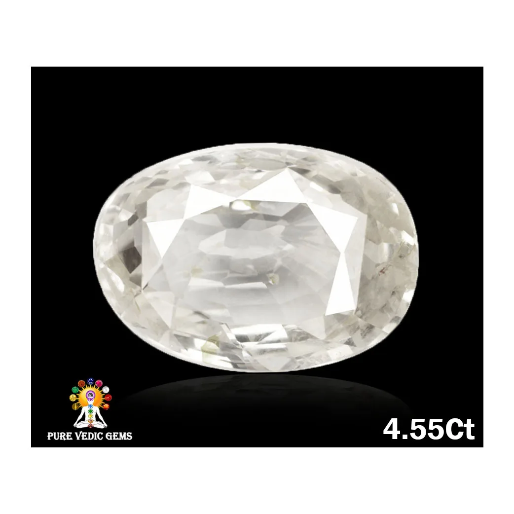 White Sapphire 4.55ct. (Luxury) — image 1