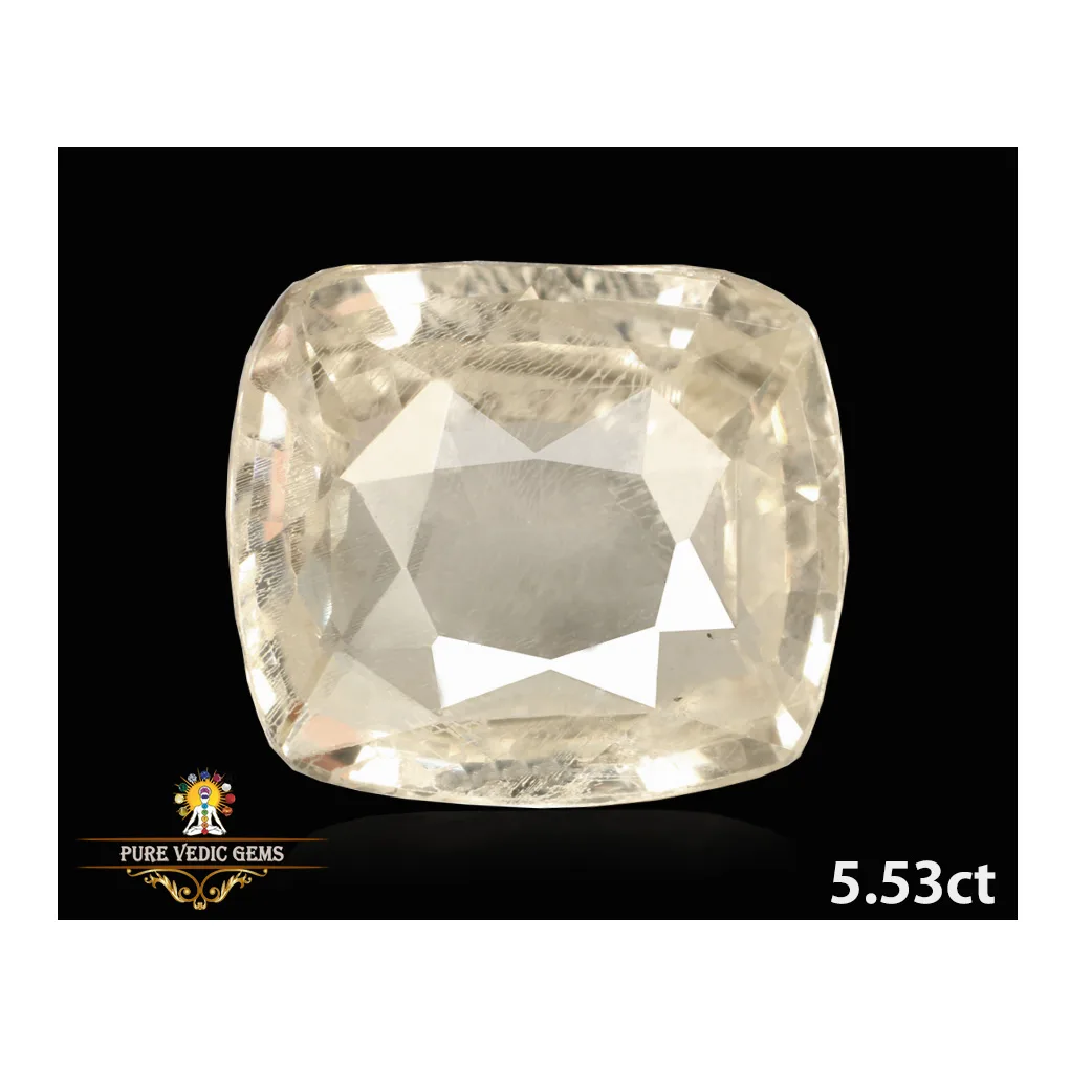 White Sapphire 5.53ct. (Luxury) — image 1