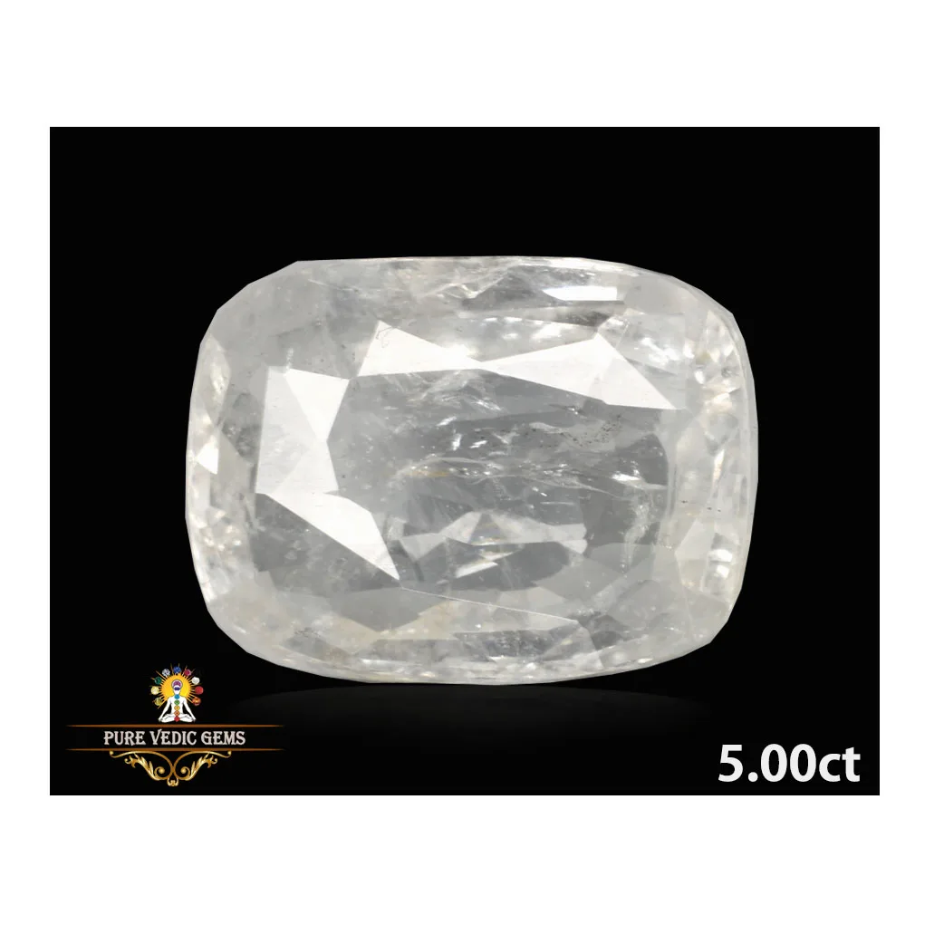 White Sapphire 5.00ct. (Luxury) — image 1