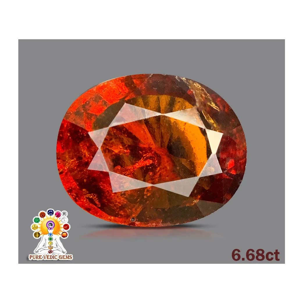 Hessonite 6.68ct. (Super Luxury) — image 1
