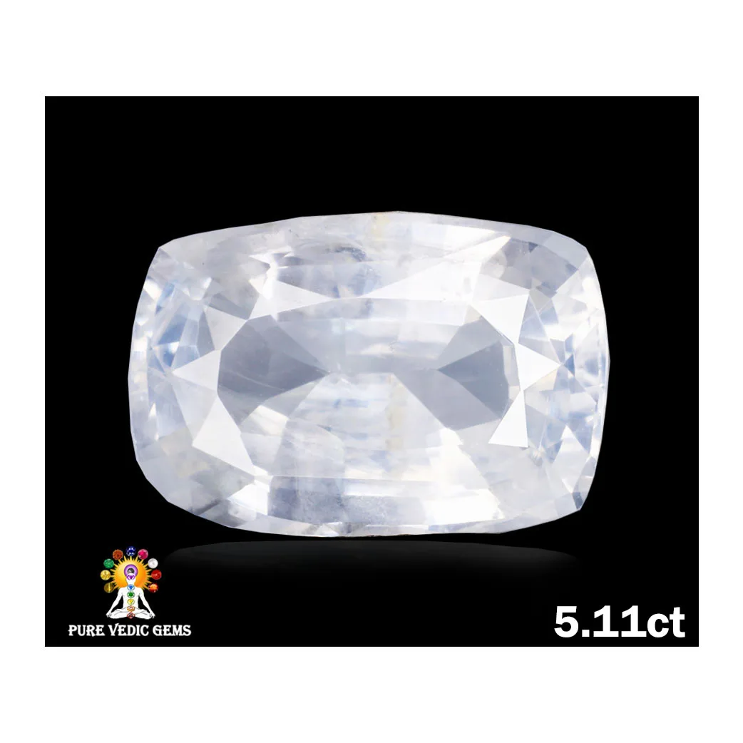 White Sapphire 5.11ct. (Luxury) — image 1