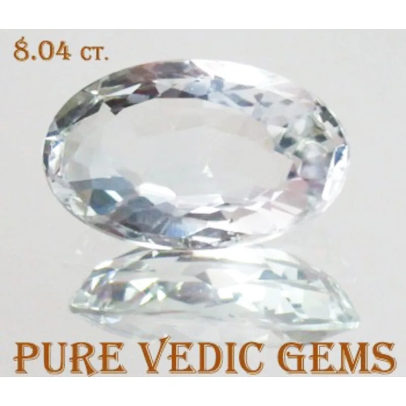 White Topaz 8.04ct. — image 1