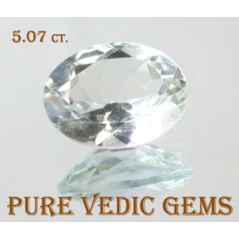 White Topaz 5.07ct. — image 1
