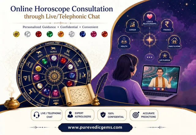 Online live and telephonic horoscope consultation