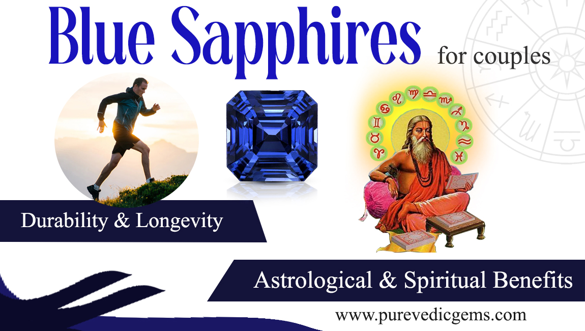 Blue sapphires for couples
