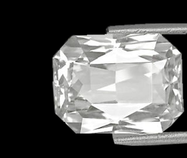 White Sapphire Gemstone