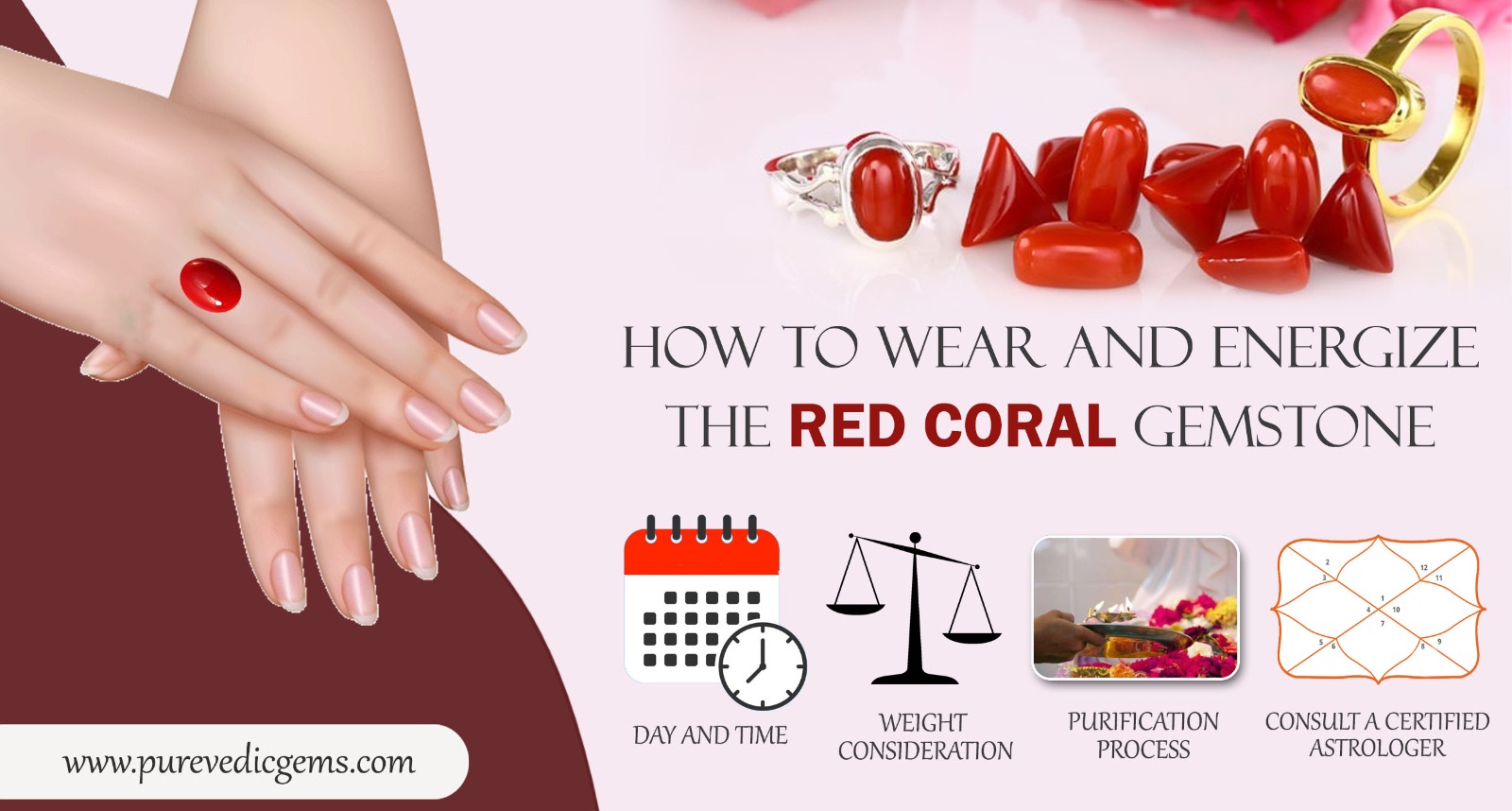 How to Wear and Energize the Red Coral Gemstone
